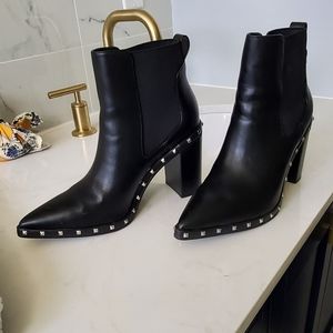 Charles by Charles David studded point-toe booties